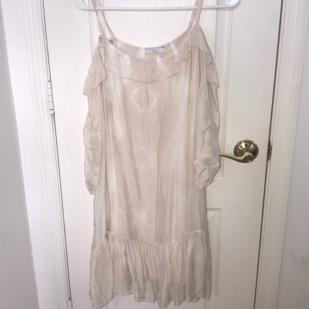 Cream and white dress